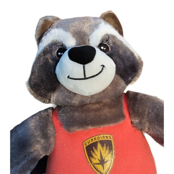 Build a Bear Marvel Guardians of the Galaxy Rocket Raccoon 17" Stuffed Plush BaB - Picture 2 of 13